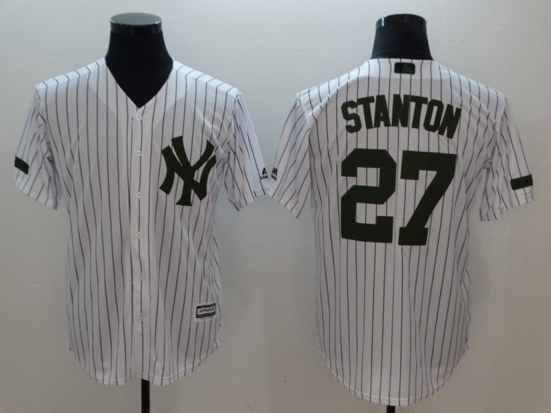 Giancarlo Stanton New York Yankees white jersey