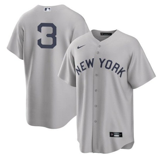 Babe Ruth New York Yankees gray jersey