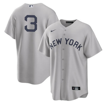 Babe Ruth New York Yankees gray jersey