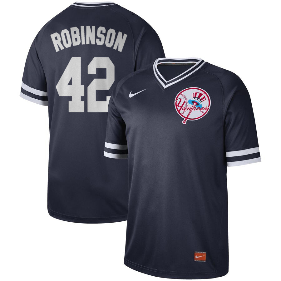 Jackie Robinson New York Yankees navy Legend jersey