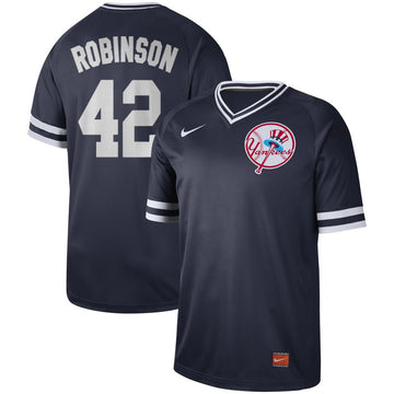 Jackie Robinson New York Yankees navy Legend jersey