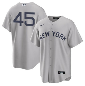 Gerrit Cole New York Yankees gray jersey