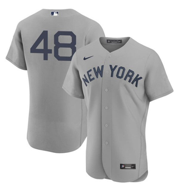 Anthony Rizzo New York Yankees gray jersey