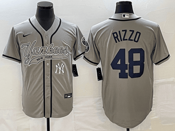 Anthony Rizzo New York Yankees gray jersey