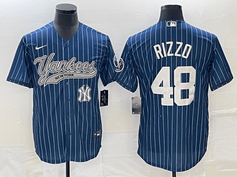 Anthony Rizzo New York Yankees navy jersey