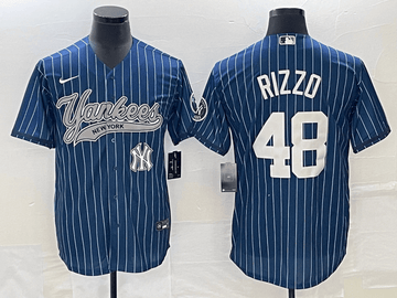 Anthony Rizzo New York Yankees navy jersey