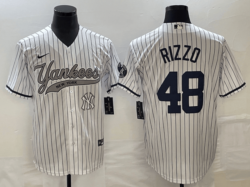 Anthony Rizzo New York Yankees white jersey