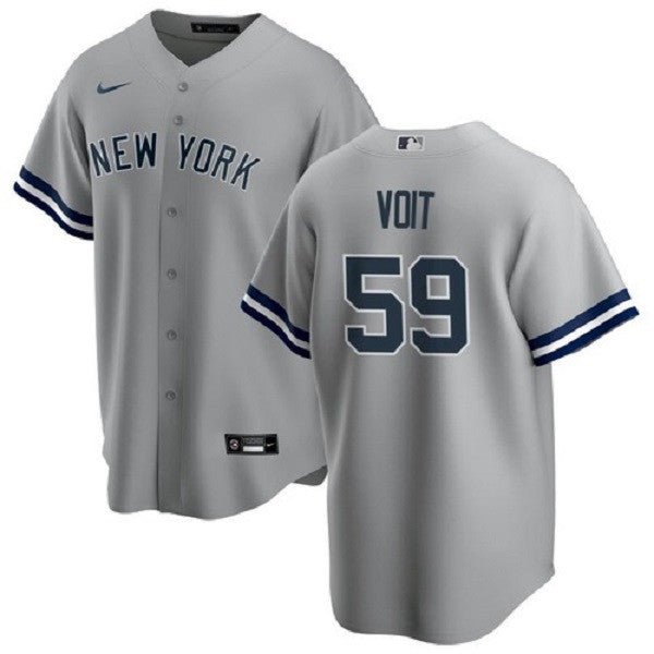Luke Voit New York Yankees gray jersey
