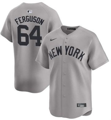 Caleb Ferguson New York Yankees gray Limited jersey