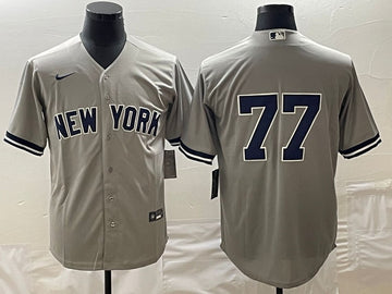 Clint Frazier New York Yankees gray jersey