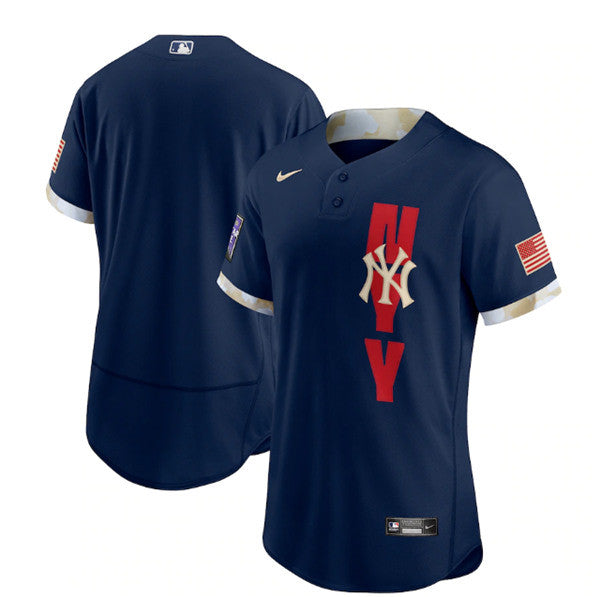 Custom New York Yankees navy All-Star jersey