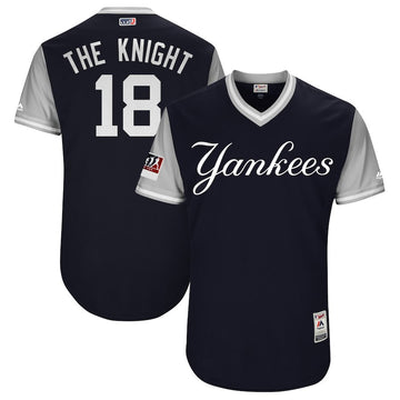 Didi Gregorius The Knight Majestic New York Yankees navy jersey
