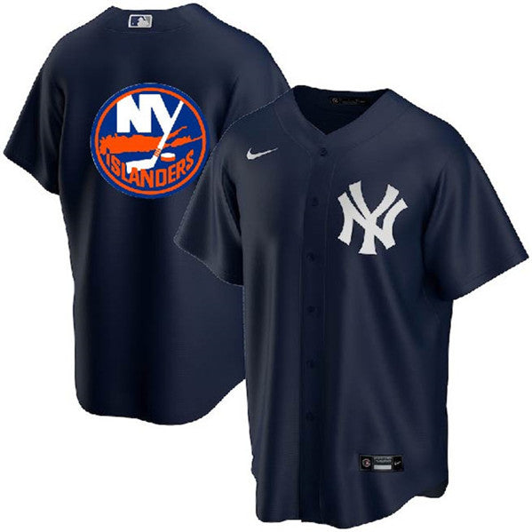 Islanders New York Yankees navy jersey
