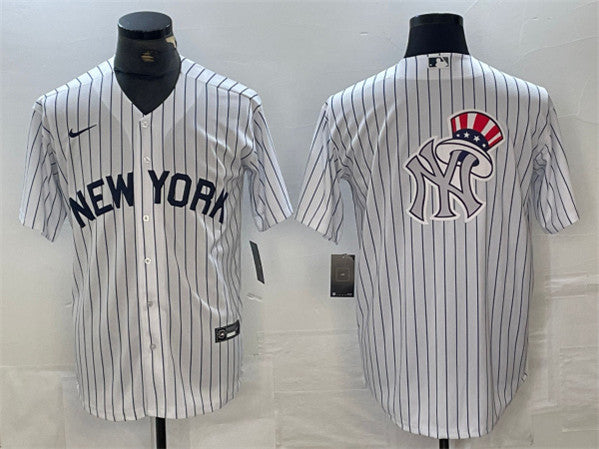Logo New York Yankees white jersey