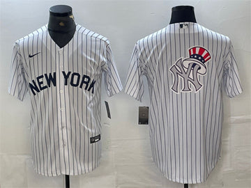 Logo New York Yankees white jersey
