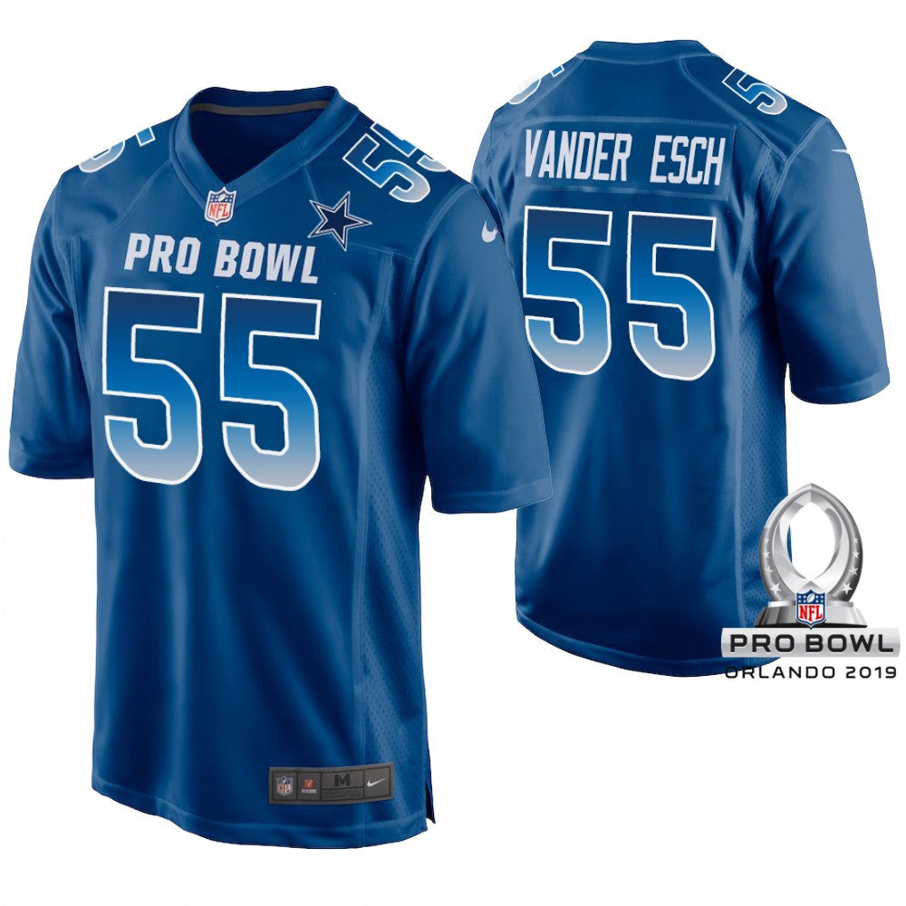 NFC Leighton Vander Esch Dallas Cowboys royal Game jersey