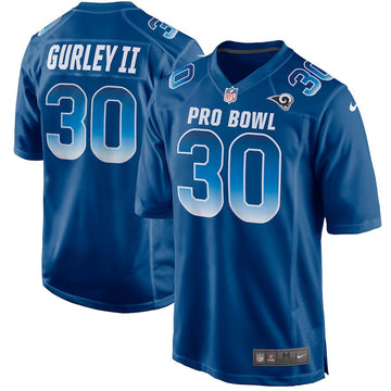 NFC Todd Gurley II Los Angeles Rams royal Game jersey