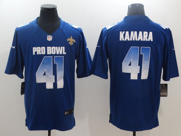 NFC Alvin Kamara New Orleans Saints royal Game jersey