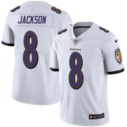 Lamar Jackson Baltimore Ravens white Vapor jersey