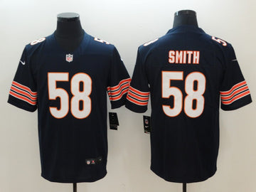 Roquan Smith Chicago Bears navy Vapor jersey