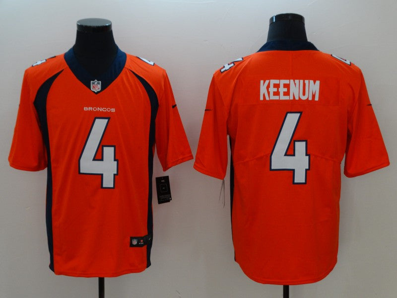 Case Keenum Denver Broncos orange Vapor jersey