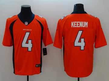 Case Keenum Denver Broncos orange Vapor jersey