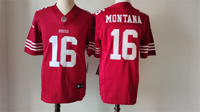 Joe Montana San Francisco 49ers red Untouchable jersey