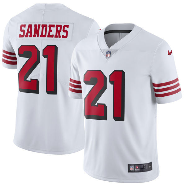 Deion Sanders San Francisco 49ers white Untouchable jersey