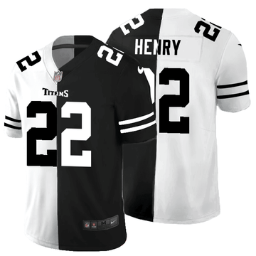 Derrick Henry Tennessee Titans black Split jersey