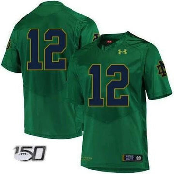 Ian Book Notre Dame Fighting Irish green jersey