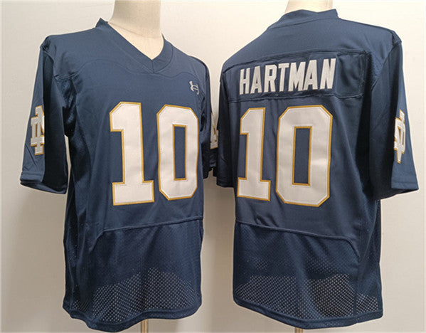 Sam Hartman Notre Dame Fighting Irish navy jersey