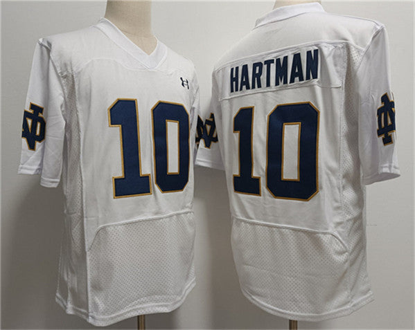 Sam Hartman Notre Dame Fighting Irish white jersey