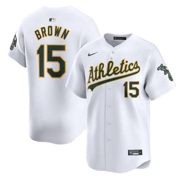 Seth Brown Oakland Athletics white Limited jersey