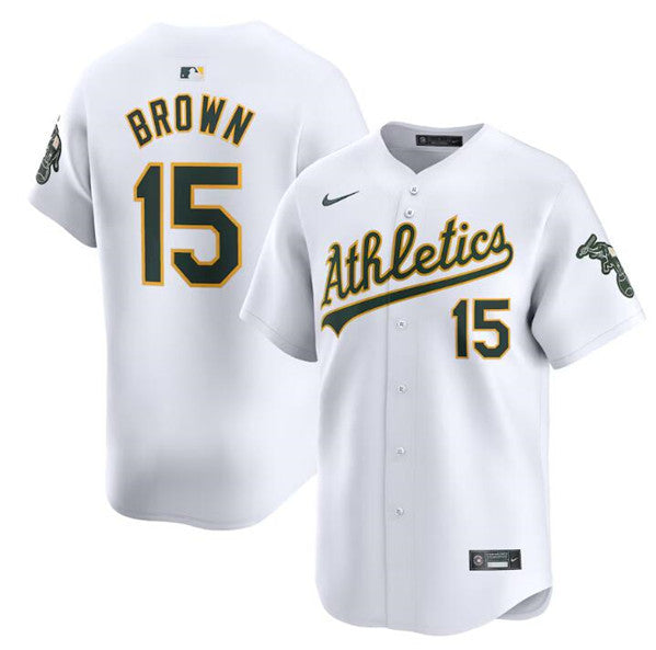 Seth Brown Oakland Athletics white Limited jersey