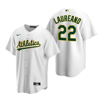 Ramón Laureano Oakland Athletics white jersey
