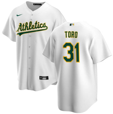 Abraham Toro Oakland Athletics white jersey