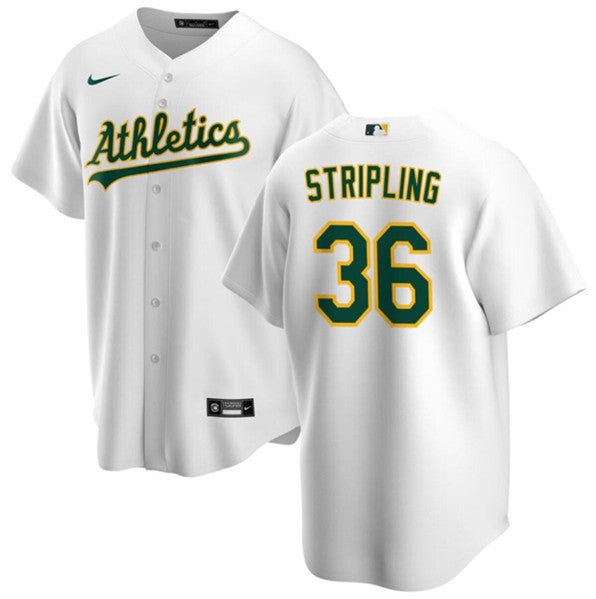 Ross Stripling Oakland Athletics white jersey