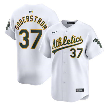 Tyler Soderstrom Oakland Athletics white Limited jersey