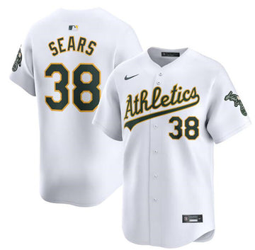 JP Sears Oakland Athletics white Limited jersey