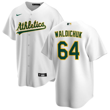 Ken Waldichuk Oakland Athletics white jersey