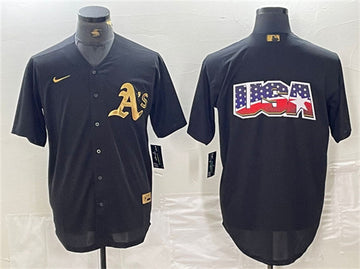 Oakland Athletics black jersey