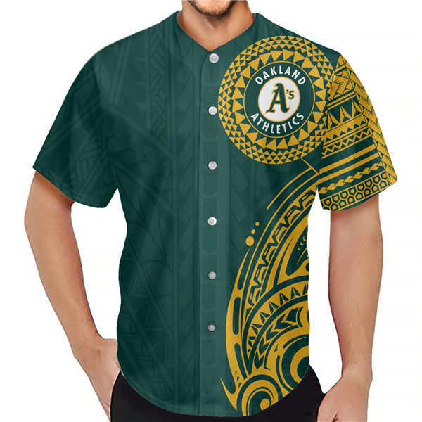 Oakland Athletics green jersey