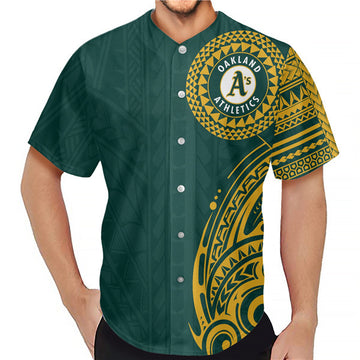 Oakland Athletics green jersey