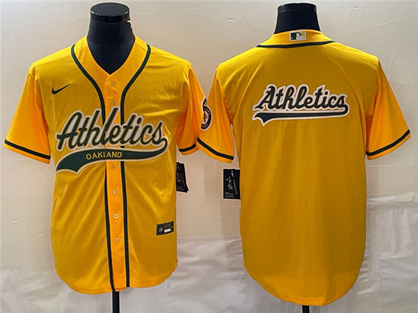 Oakland Athletics yellow jersey