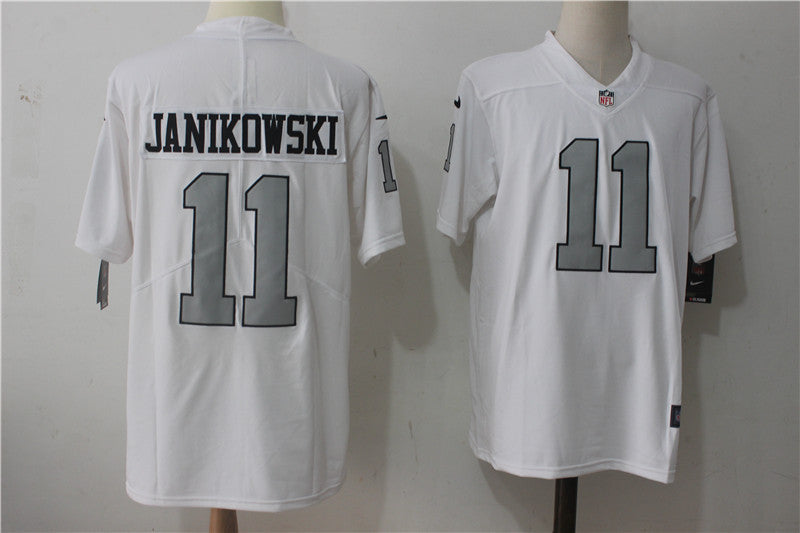 Sebastian Janikowski Las Vegas Raiders white Vapor jersey