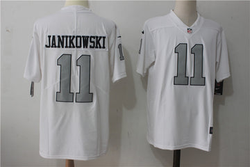Sebastian Janikowski Las Vegas Raiders white Vapor jersey
