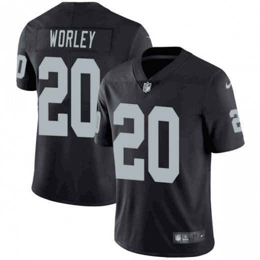 Daryl Worley Las Vegas Raiders black Vapor jersey