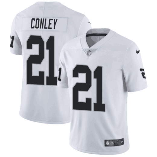 Gareon Conley Las Vegas Raiders white Vapor jersey