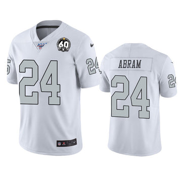 Johnathan Abram Las Vegas Raiders white Color Rush jersey