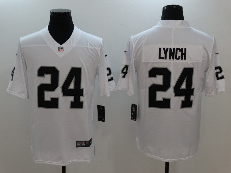 Marshawn Lynch Las Vegas Raiders white Vapor jersey
